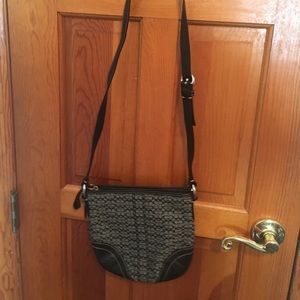 Black coach cross body